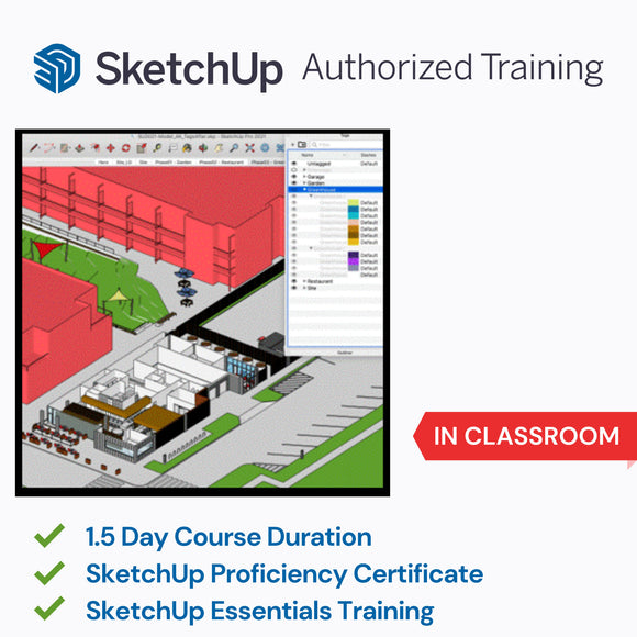 ATC SketchUp Essential Training & Certification [IN-CLASSROOM]